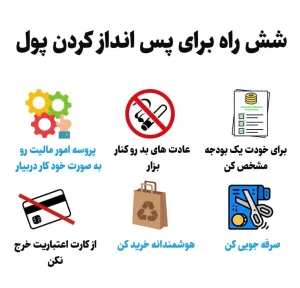 6 راه پس انداز پول